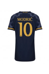 Real Madrid Luka Modric #10 Voetbaltruitje Uit tenue Dames 2023-24 Korte Mouw